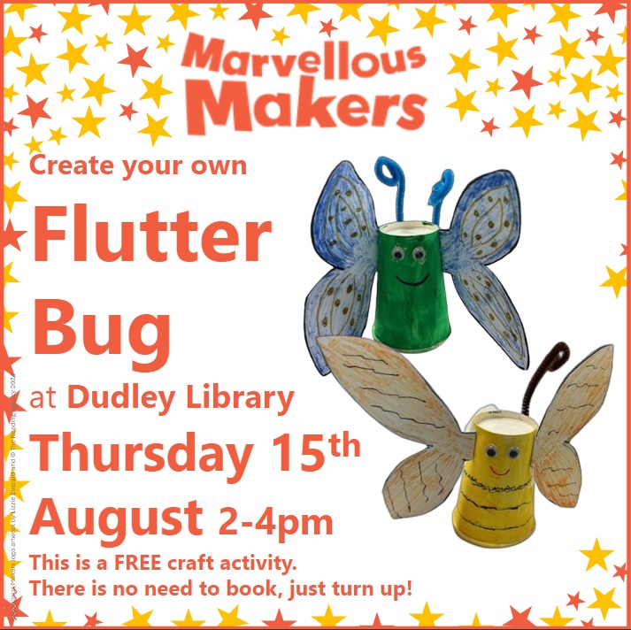 Dudley Library - Flutterbug Craft